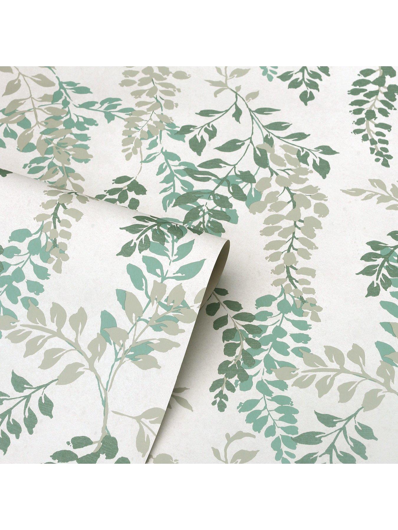 ARTHOUSE Wisteria Green Wallpaper | very.co.uk