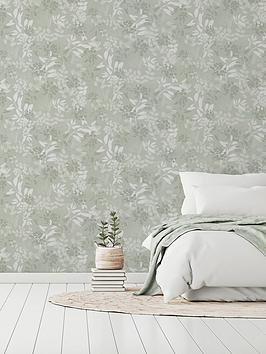 Product photograph of Arthouse Soft Leaves Green Wallpaper from very.co.uk