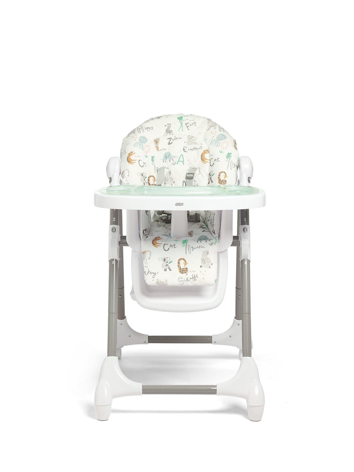 Mamas Papas Snax Highchair Animal Alphabet very