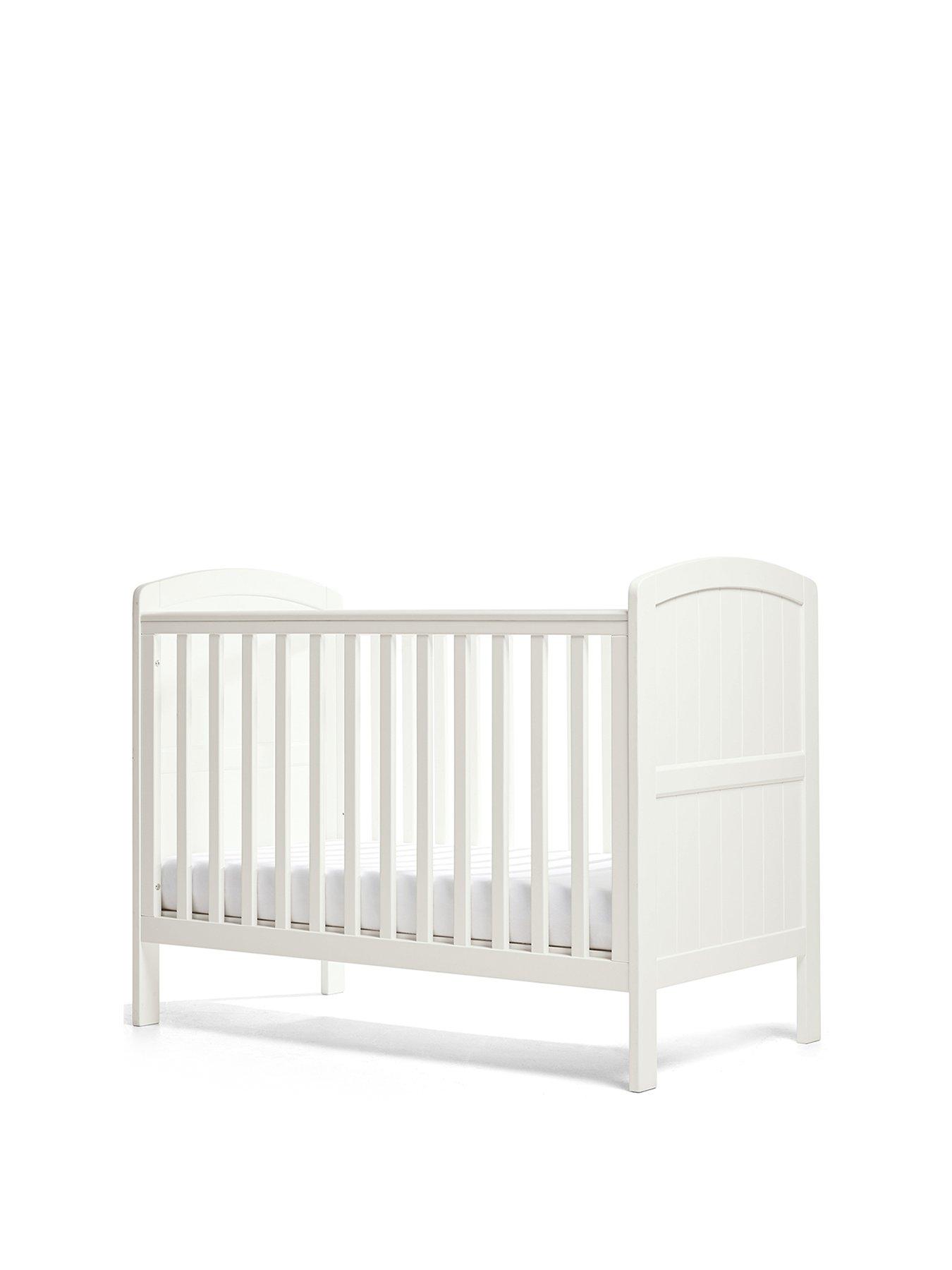 Dover Baby Cot - White