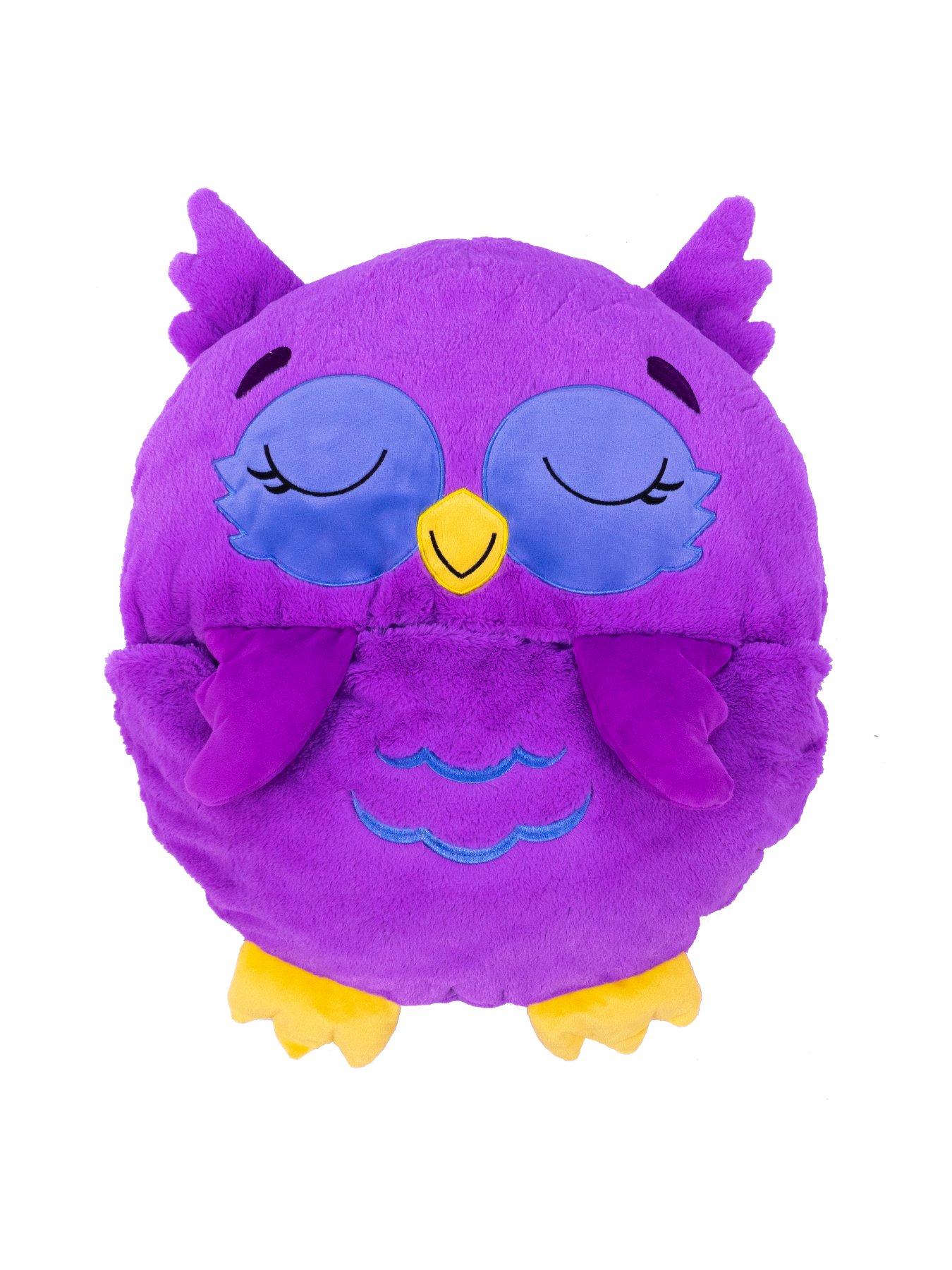 Image 3 of 5 of Happy Nappers Purple Owl Sleeping Bag -&nbsp;Medium