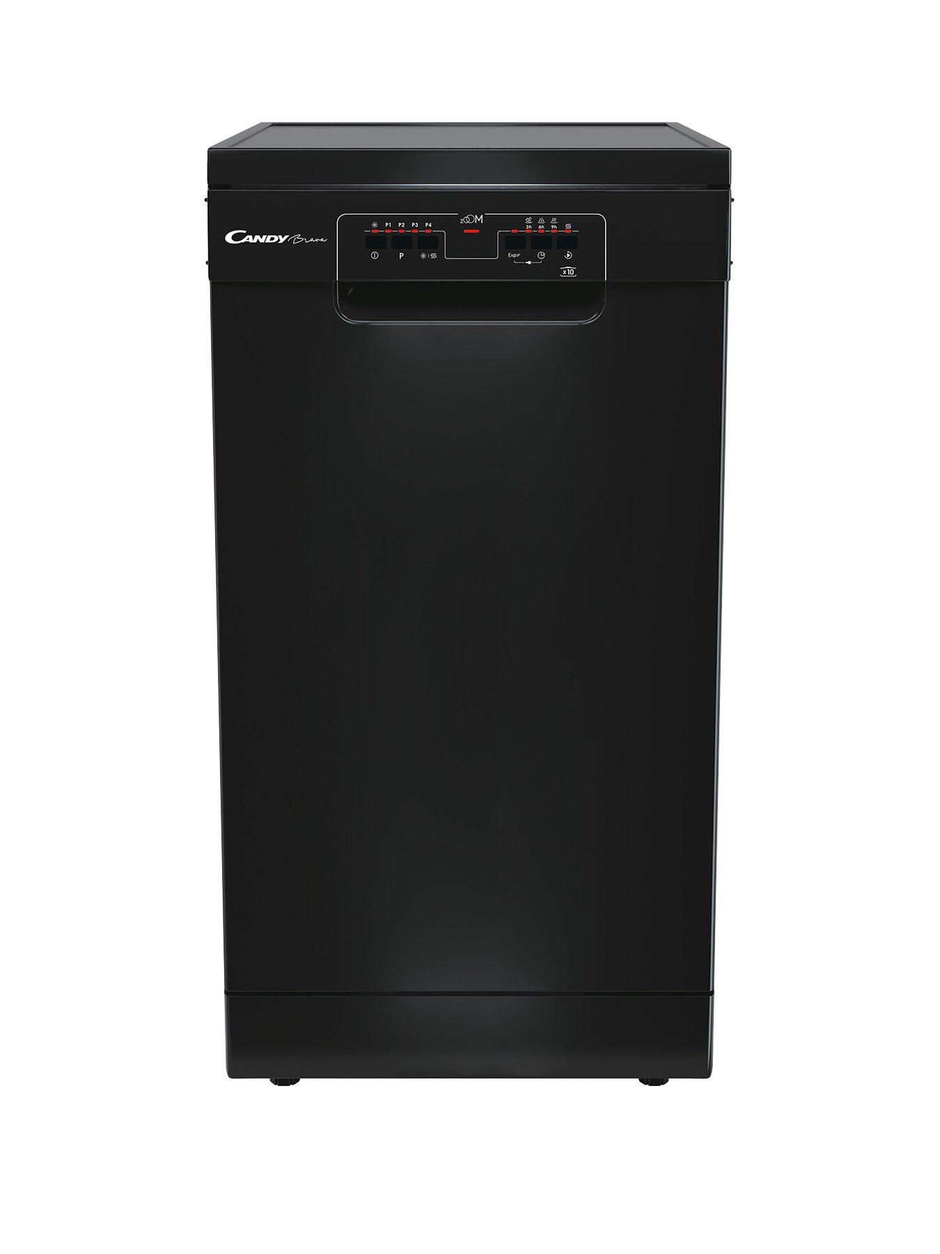 Candy CDPH 2L1049B-80 Slimline, 10-Place Dishwasher - Black