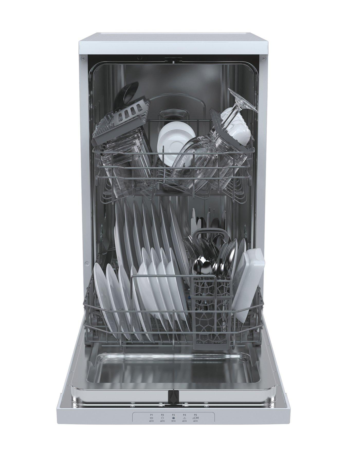 Candy Brava Slimline 10Place Setting Dishwasher White very.co.uk