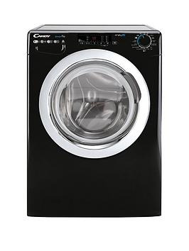 CANDY CSOW4963TWCBE80 9+6Kg 1400 spin Freestanding Washer Dryer, 16 Programmes, Sensor Dry, Black with Chrome door