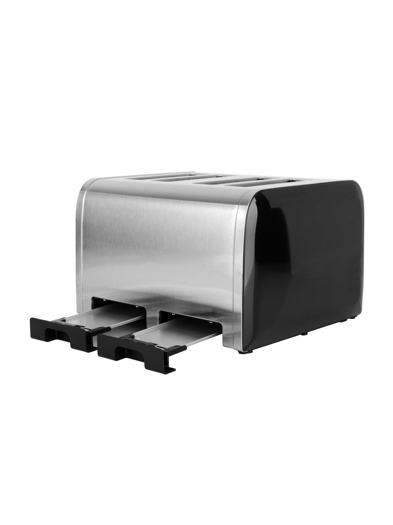 Swan kettle deals and toaster black