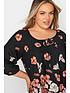  image of yours-black-floral-border-print-tunic