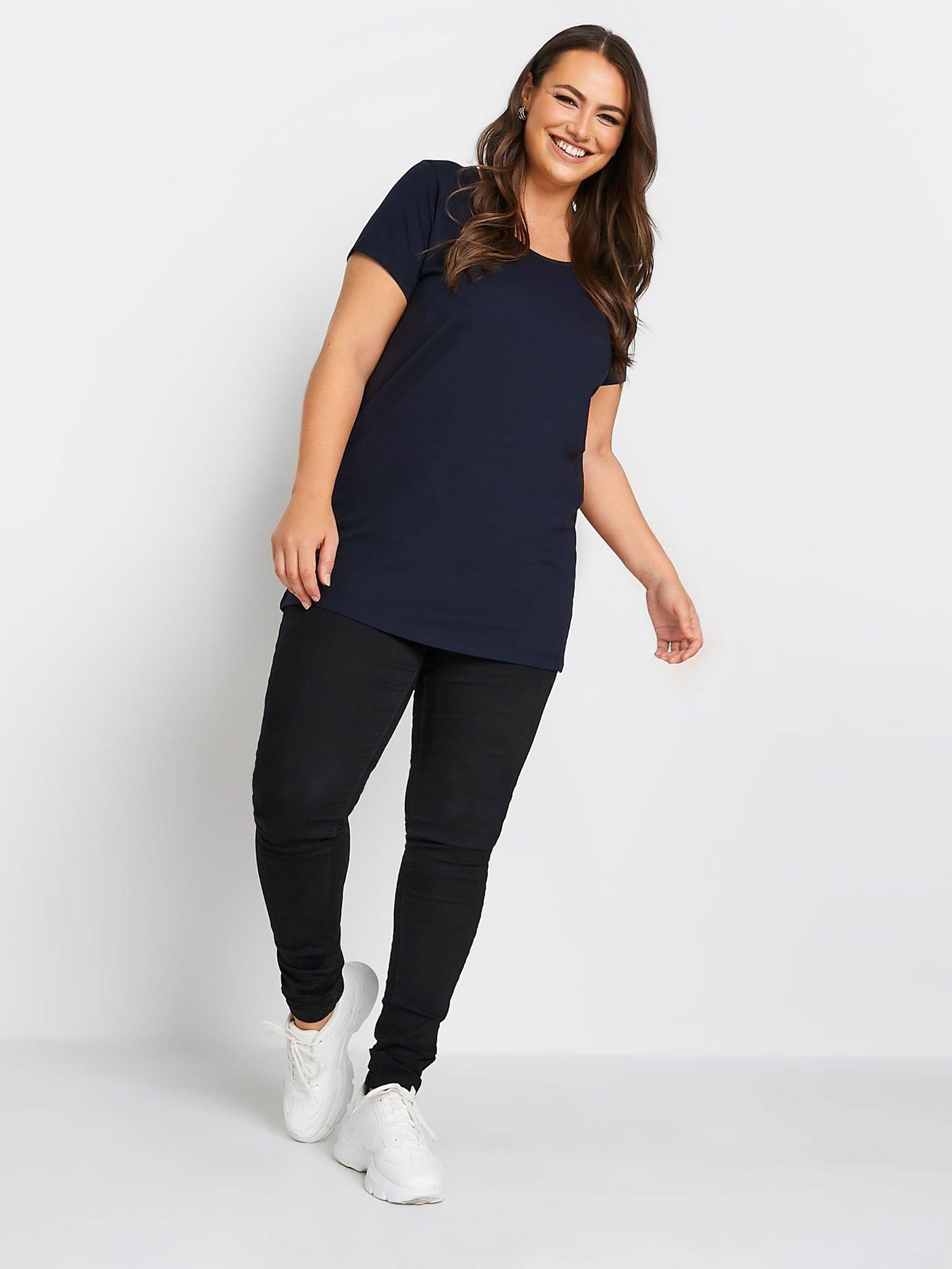 Image 3 of 3 of Yours Longline Tee Navy