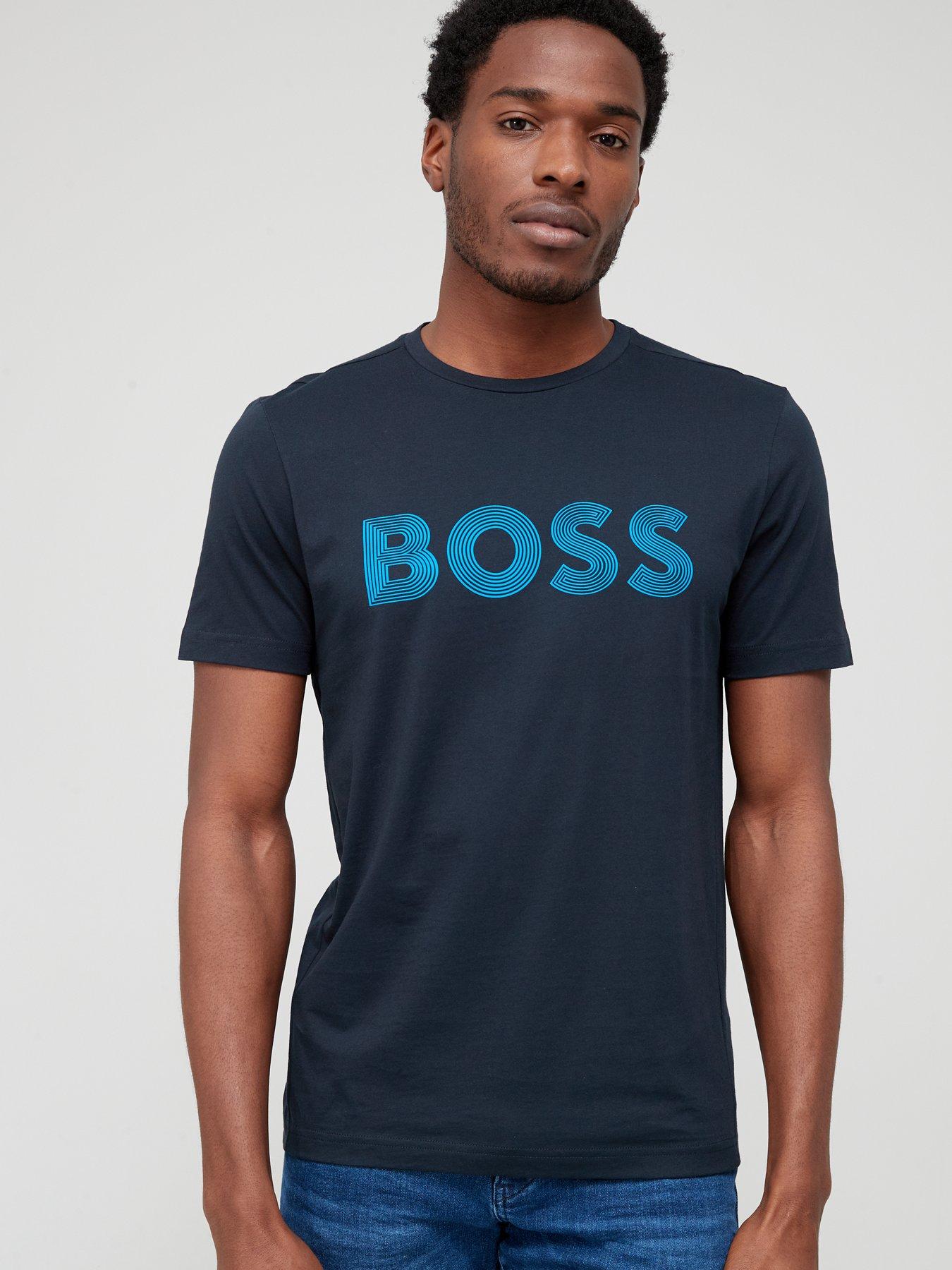 T-shirts & Polos Large Logo 6 T-Shirt - Dark Blue