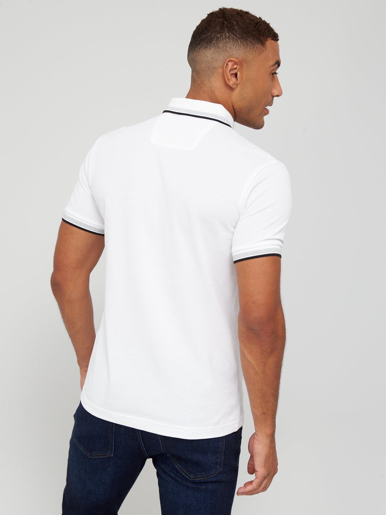 Image 2 of 4 of BOSS Paddy Regular Fit Polo Shirt-White