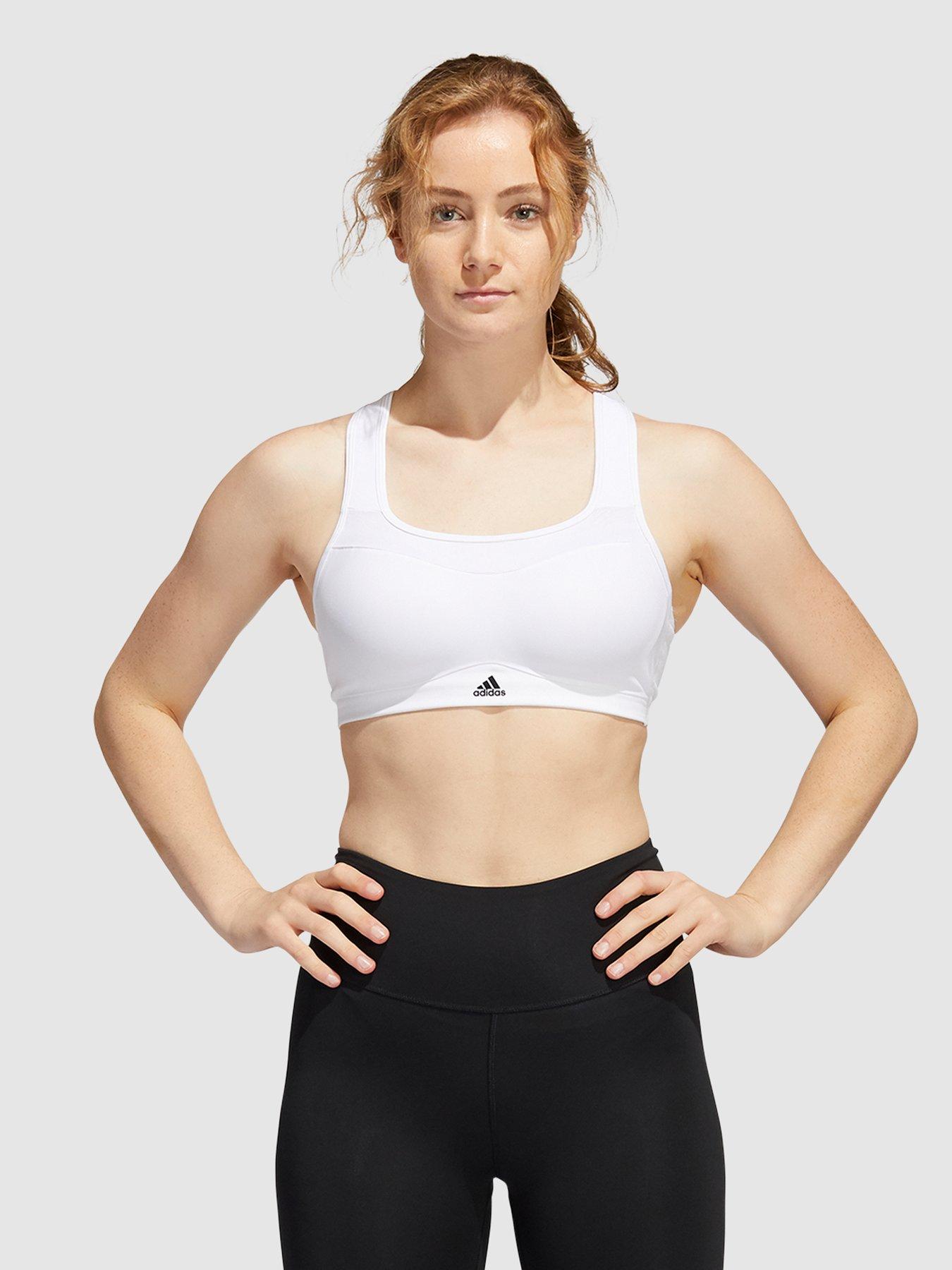 adidas Powerreact Techfit Women's Plus Size Medium-Support Training Sports  Bra - Free Shipping