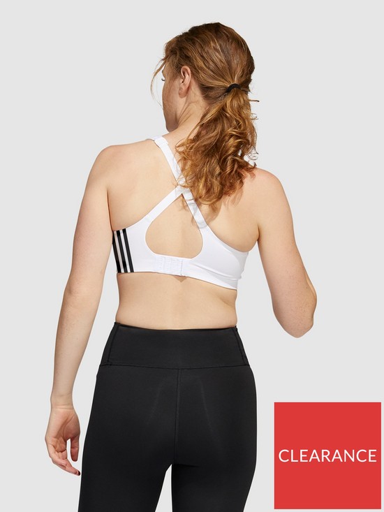 stillFront image of adidas-womens-performance-tlrd-impact-training-high-support-bra-white