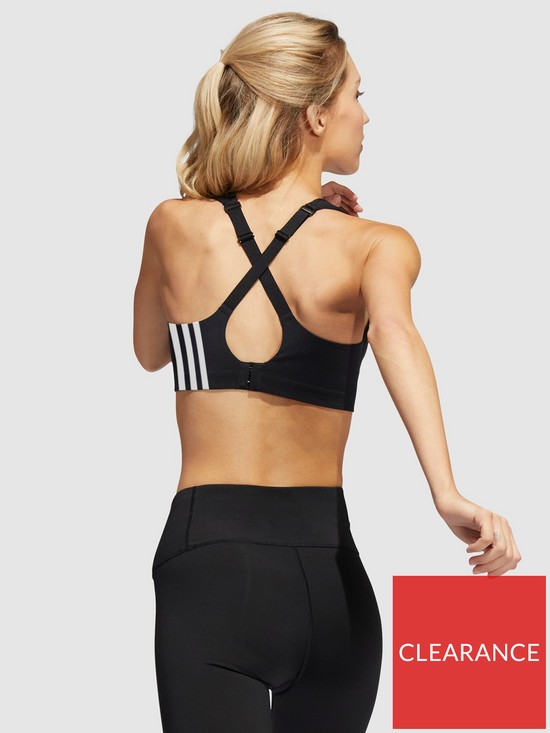 stillFront image of adidas-womens-train-alpha-bra-high-support-blackwhite