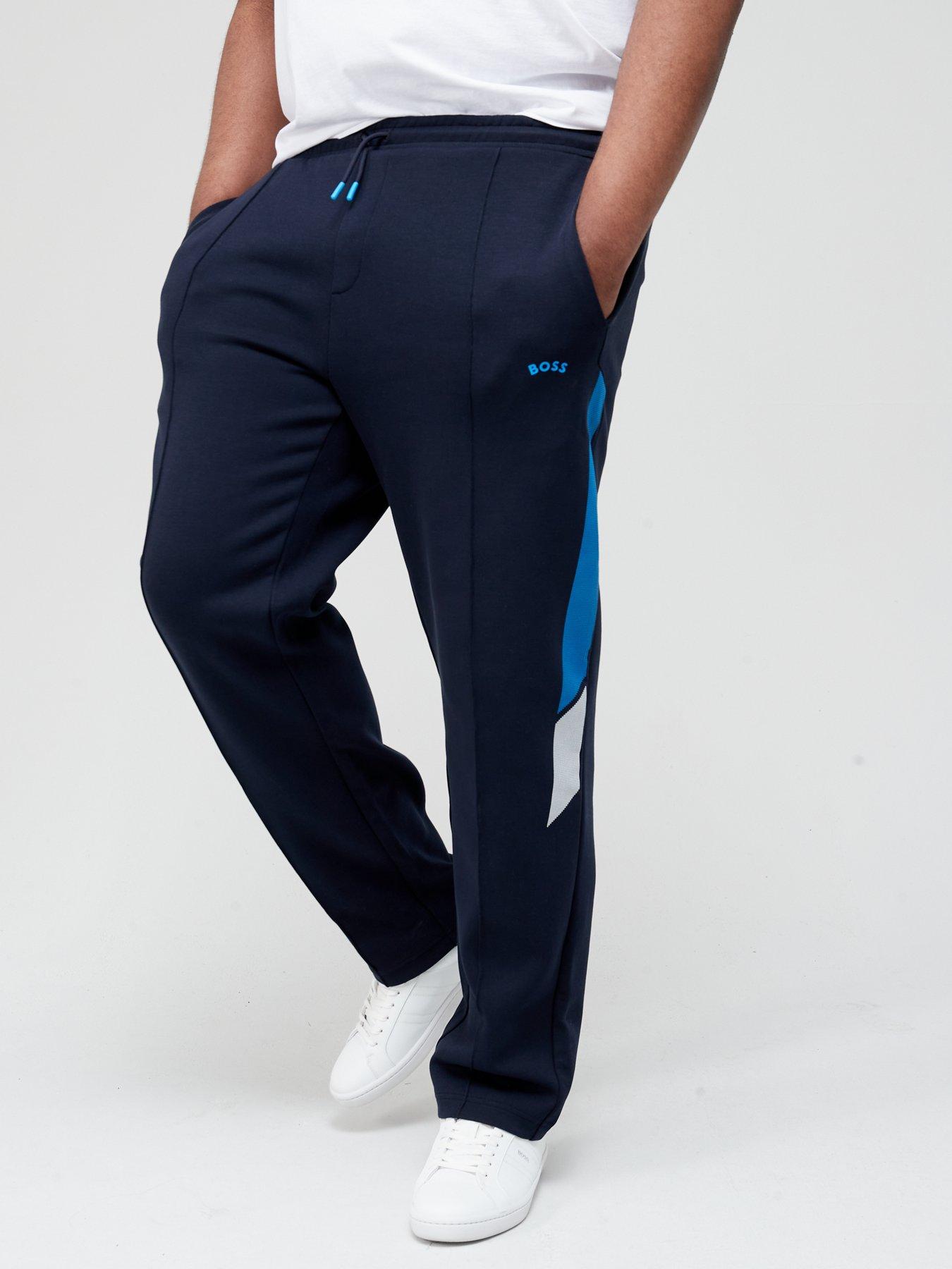 boss joggers navy