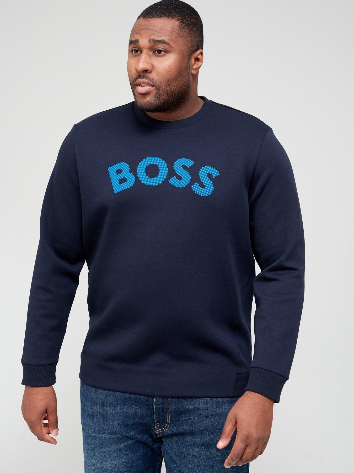  Boss Big & Tall Salbo Iconic Logo Sweatshirt