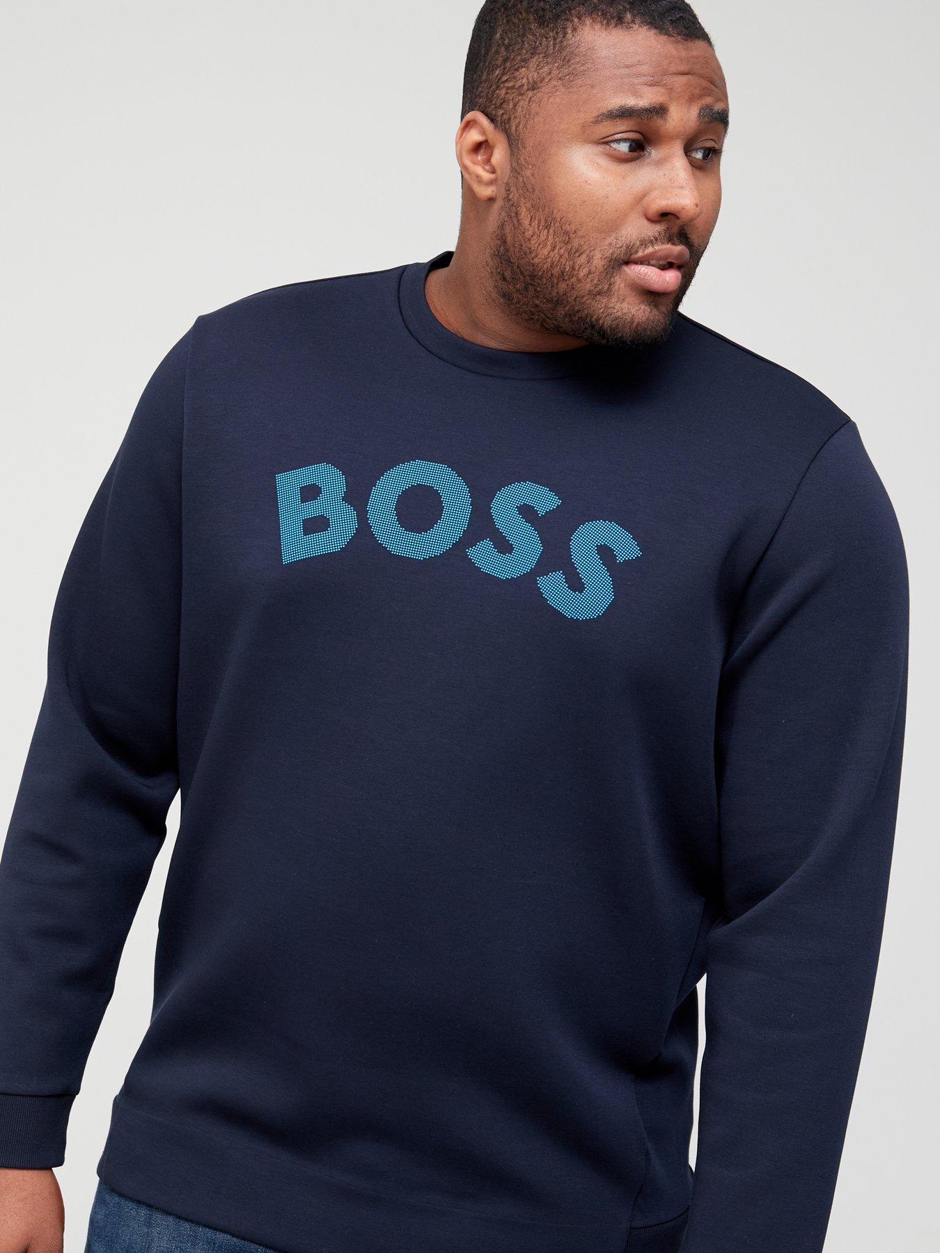 Men Boss Big & Tall Salbo Iconic Logo Sweatshirt