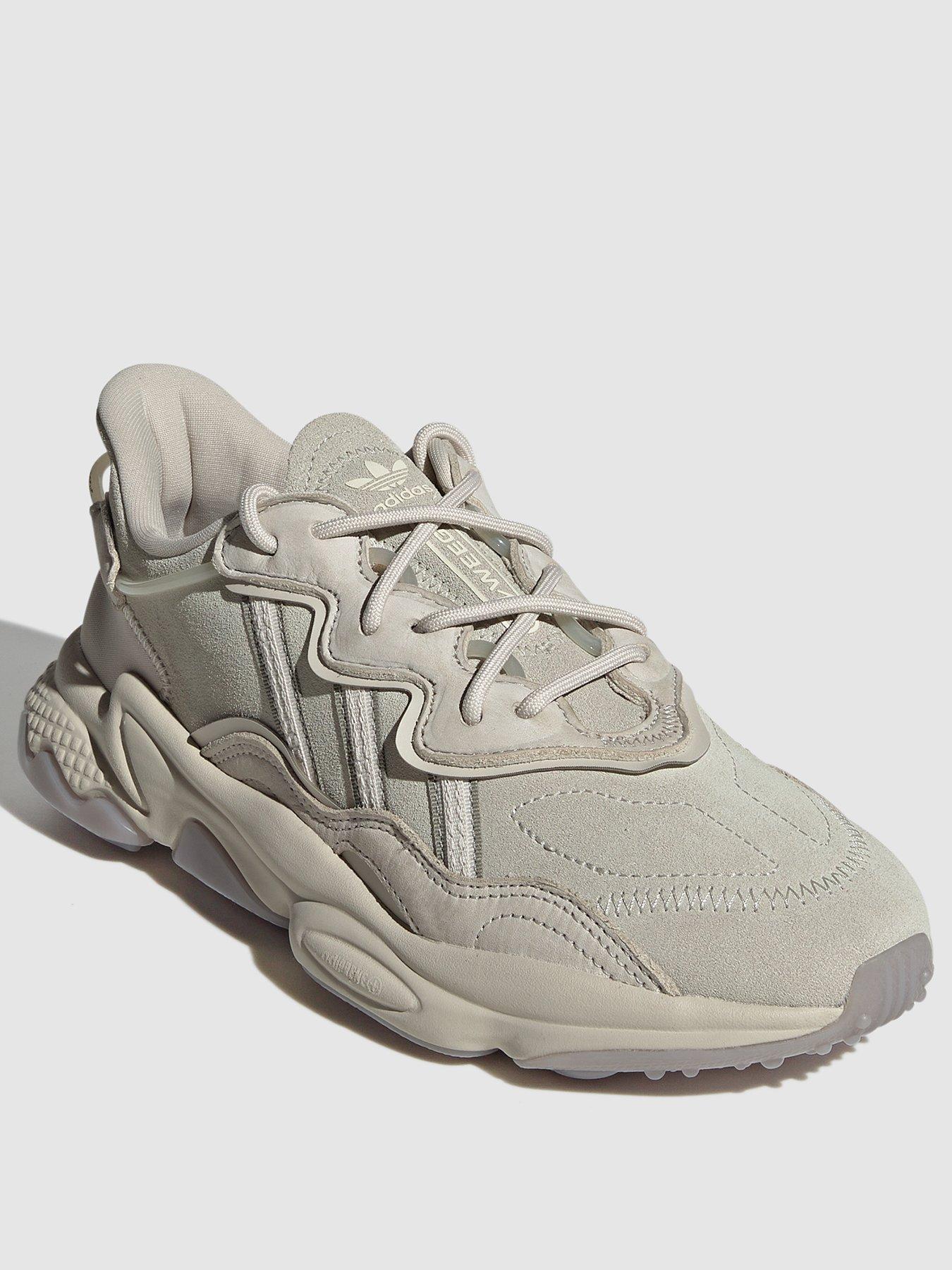 Adidas originals ozweego outlet trainers in triple white