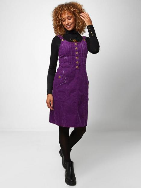 joe-browns-confident-cord-dress--purple