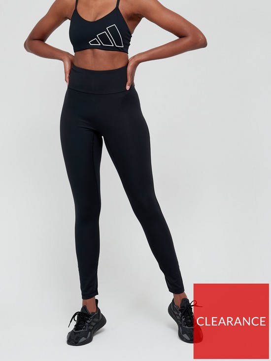 stillFront image of adidas-yoga-long-leggings-black