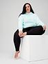  image of adidas-studio-yoga-hoodie-plus-size-mint