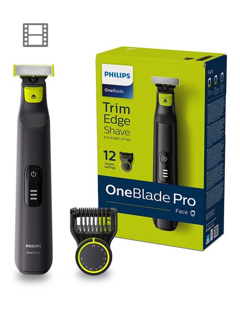philips-oneblade-pro-for-face-trimming-edging-amp-shaving-with-adjustable-12-length-comb-qp653015