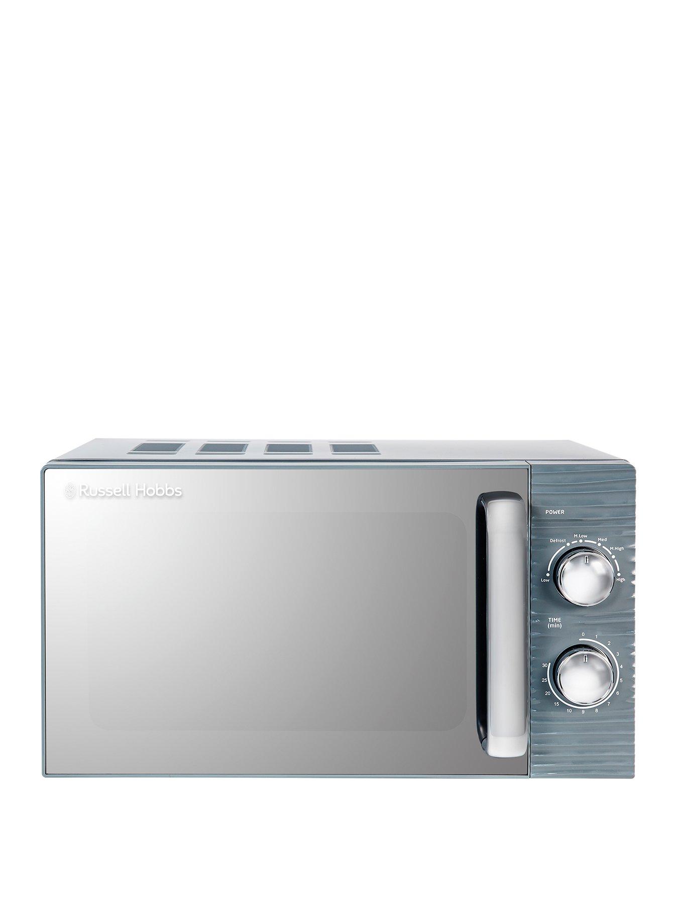 Product photograph of Russell Hobbs Russel Hobbs Rhm1731g Grey Inspire Manual Microwave from very.co.uk
