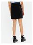  image of new-look-915-slim-stretch-belted-skirt-black