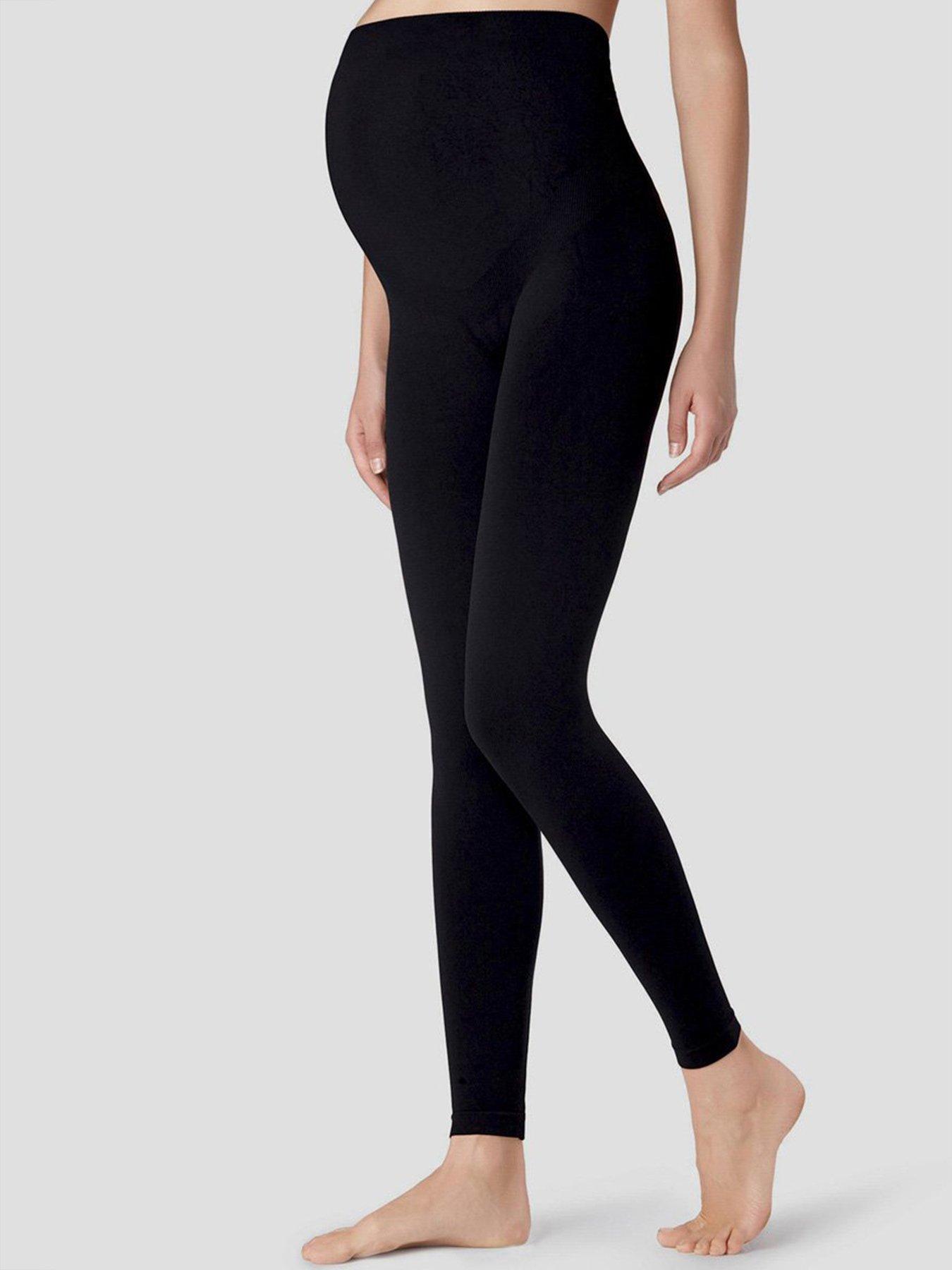 Extra Strong Compression Waisted Cropped Leggings with Egyptian Cotton– TLC  Sport