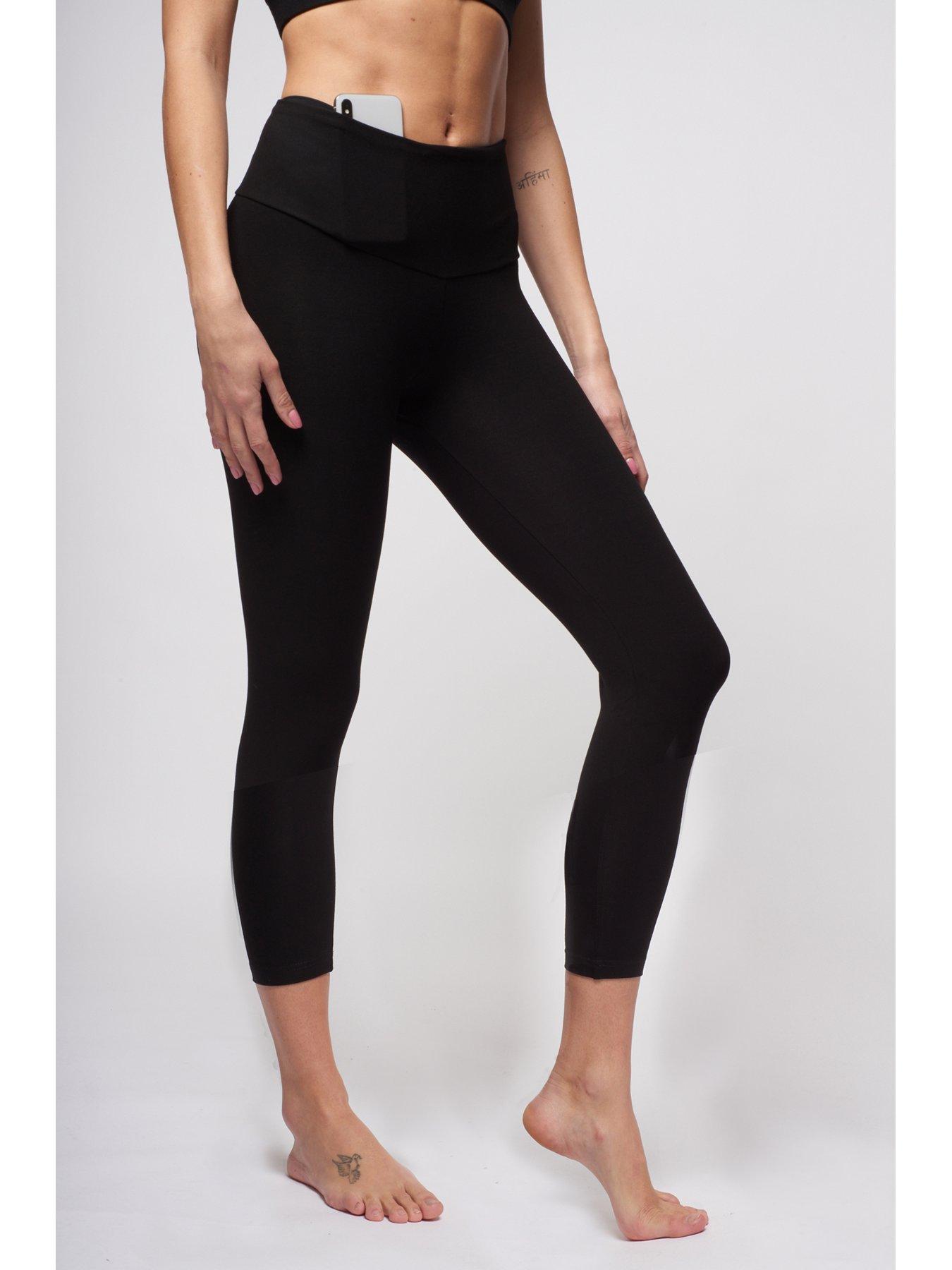 90 Degree By Reflex Liquid Look Combination Ankle Length Leggings