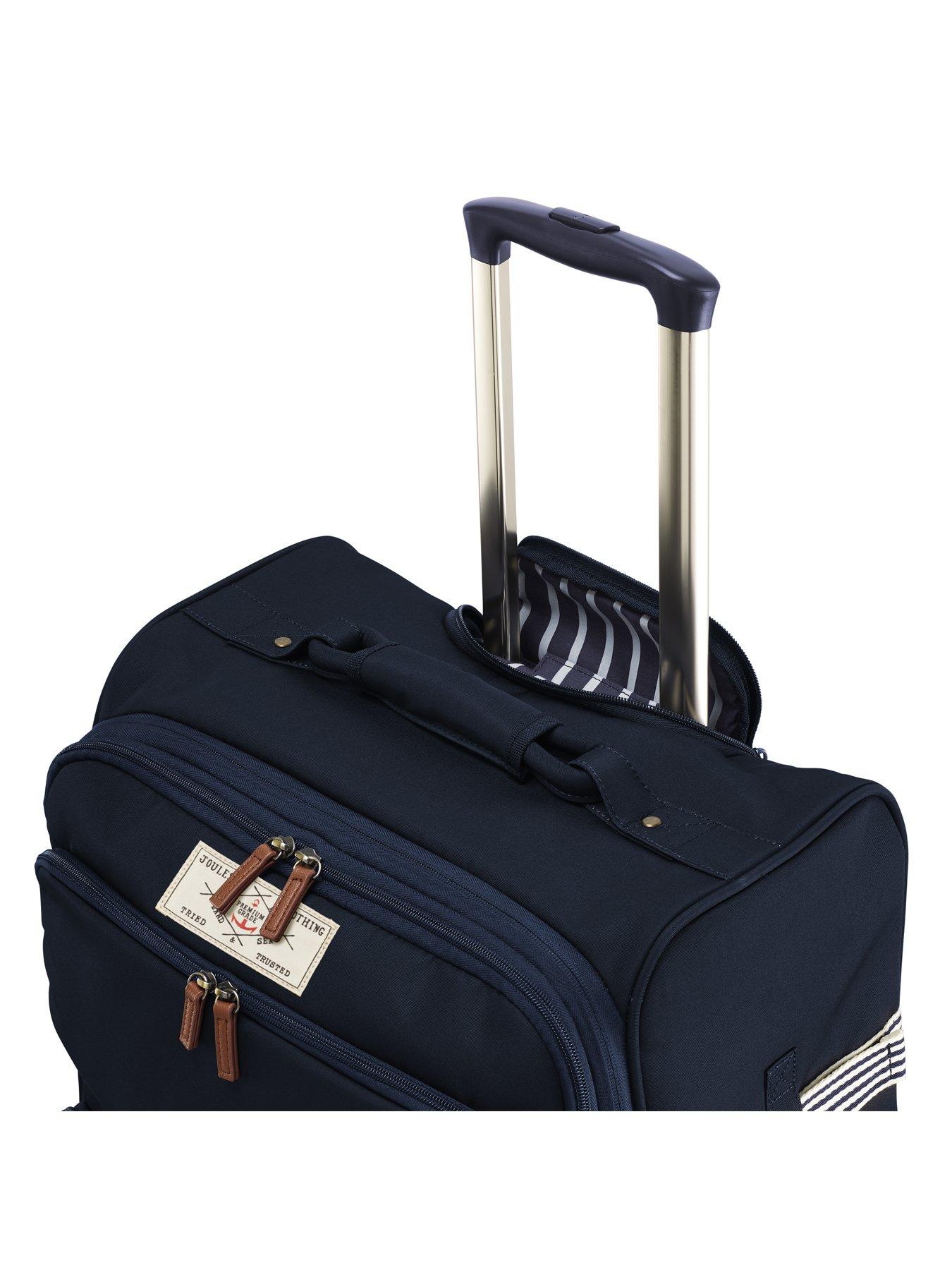 Joules Medium Trolley Suitcase - French Navy | very.co.uk