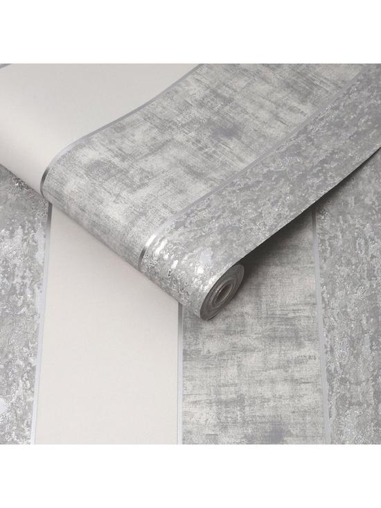 stillFront image of superfresco-milan-stripe-silver-wallpaper