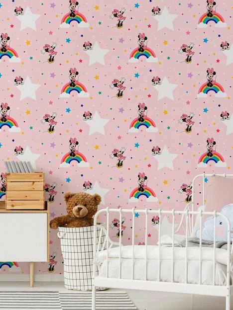 disney-nbsprainbow-minnie-pink-wallpaper