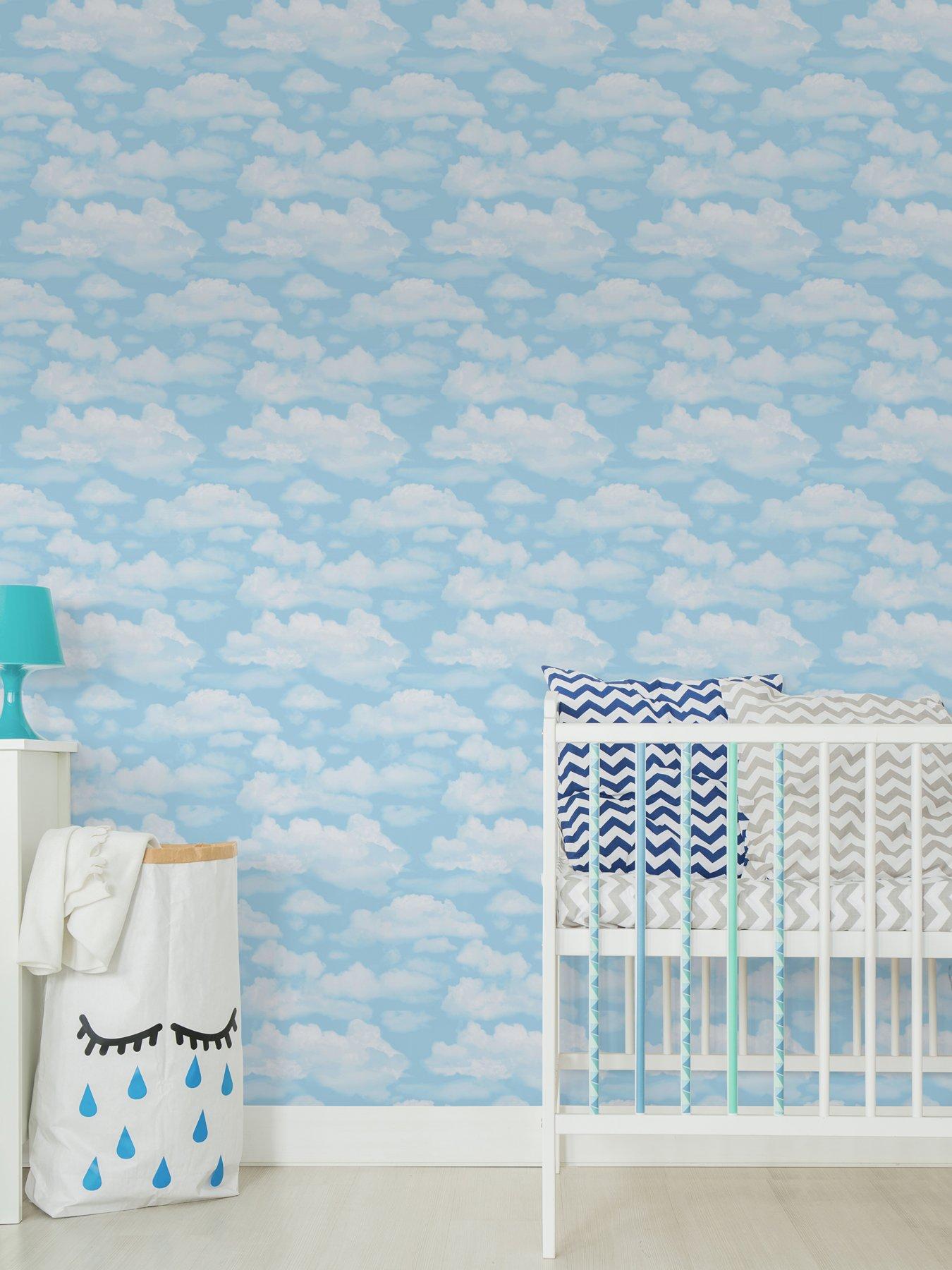 undefined Cloud 9 Blue Wallpaper