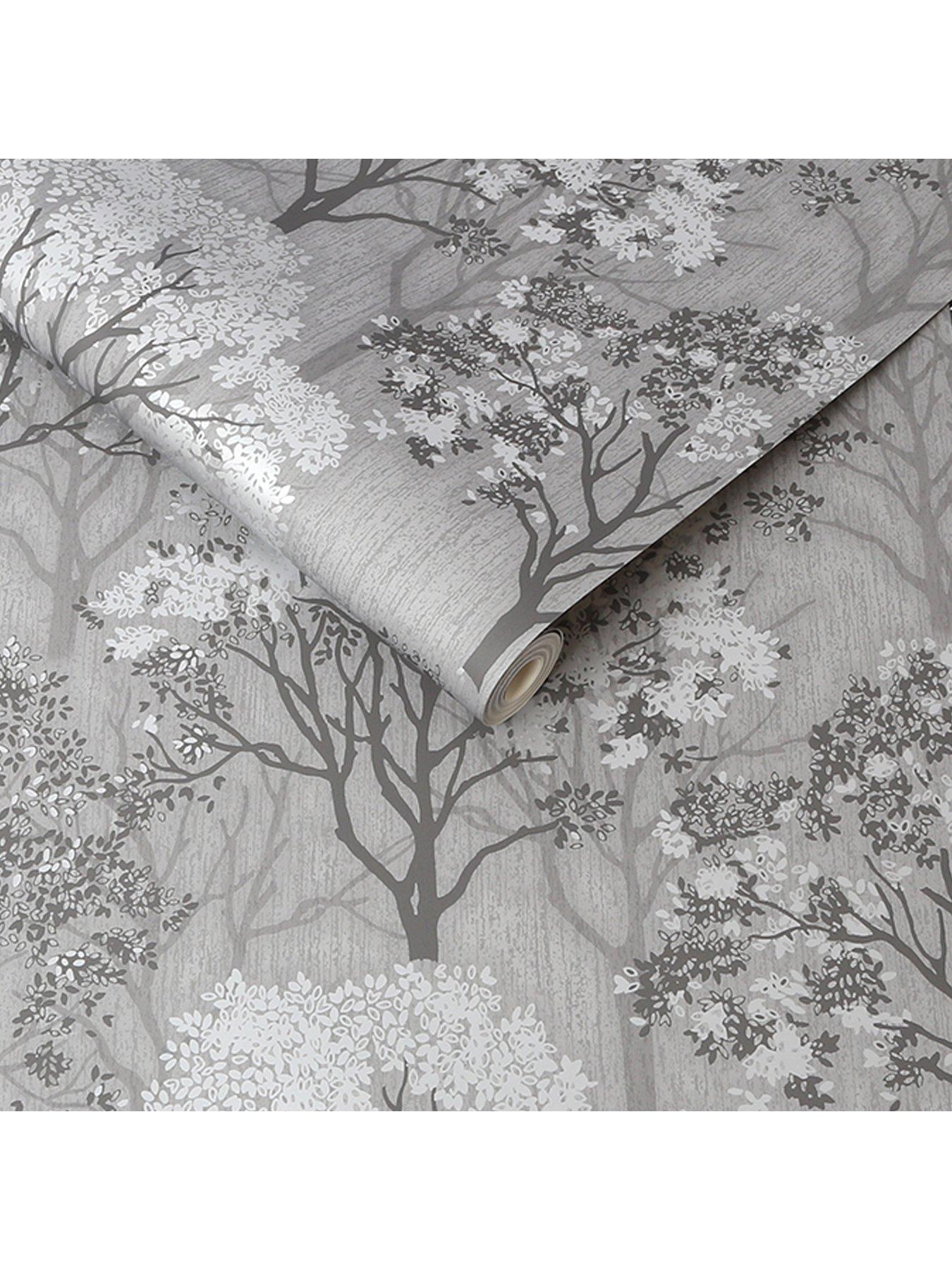 Sublime Woodland Silhouette Wallpaper | Very.co.uk