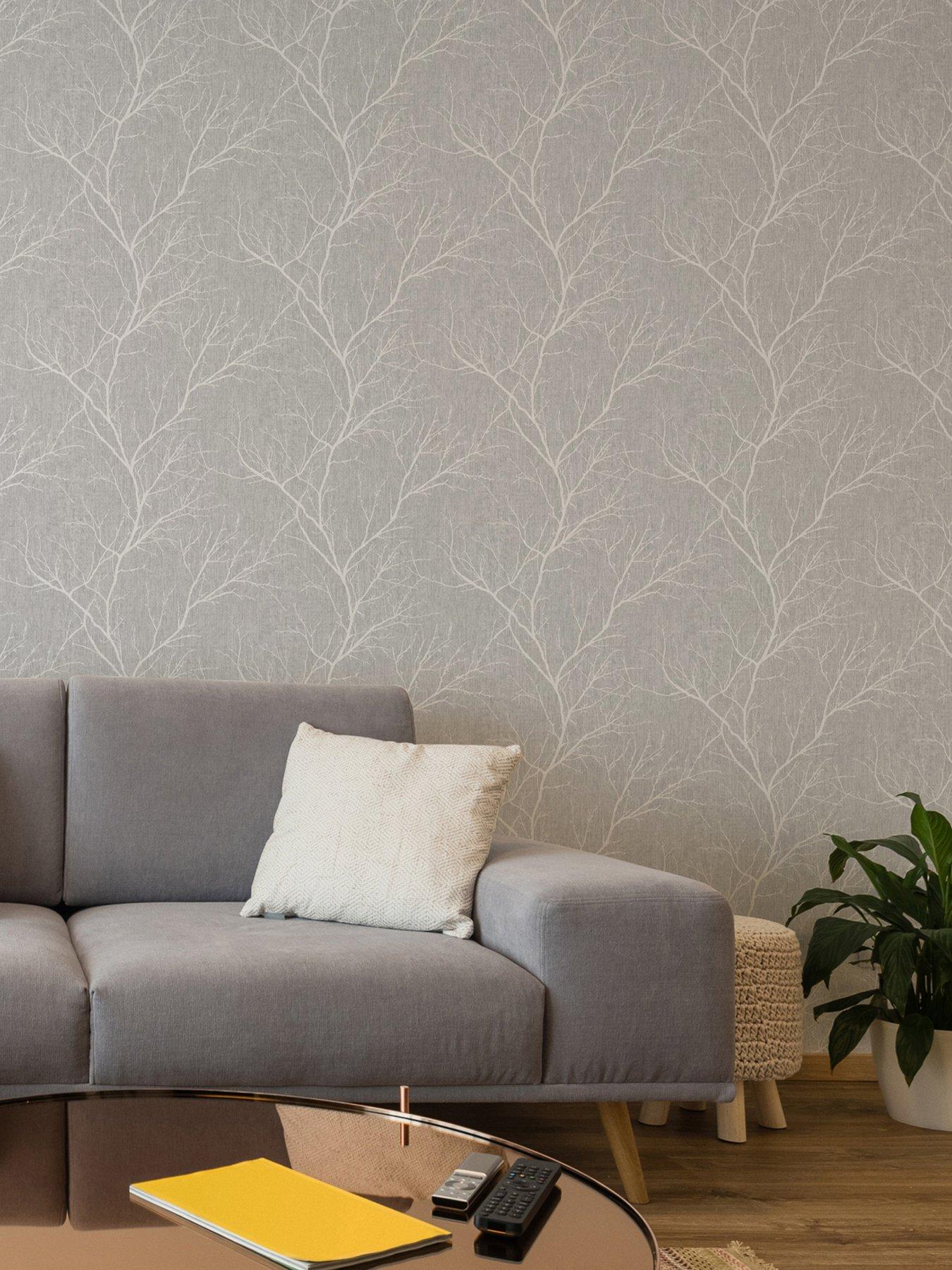 Image 1 of 3 of Fresco Winter Tree Wallpaper