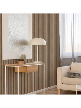 Product photograph of Fresco Wooden Slats Wallpaper from very.co.uk