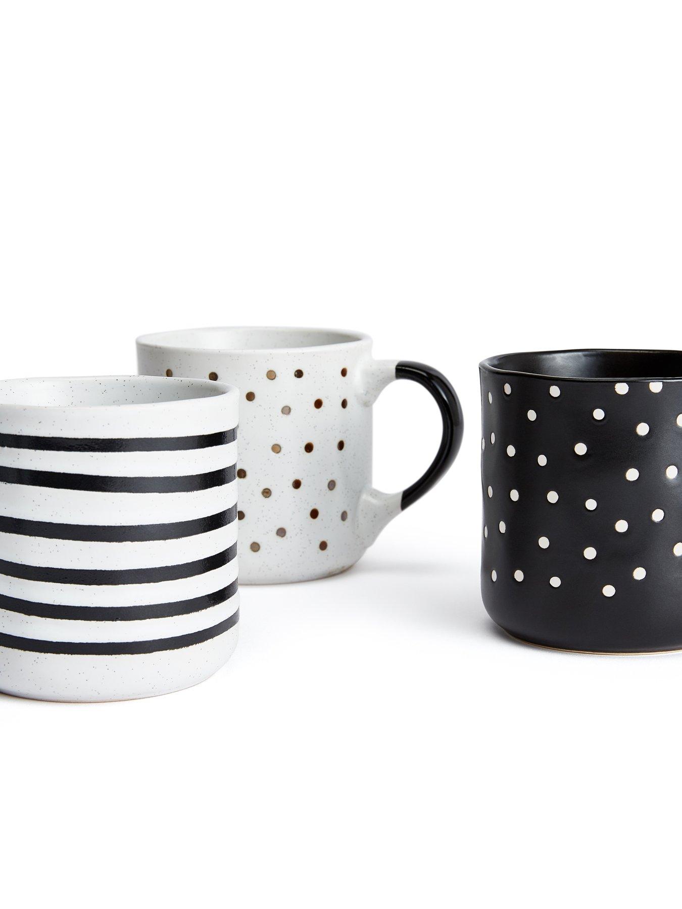 Image 3 of 3 of WATERSIDE Stripe & Spots Set of 6 Mugs