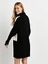  image of river-island-batwing-knitted-jumper-dress-black