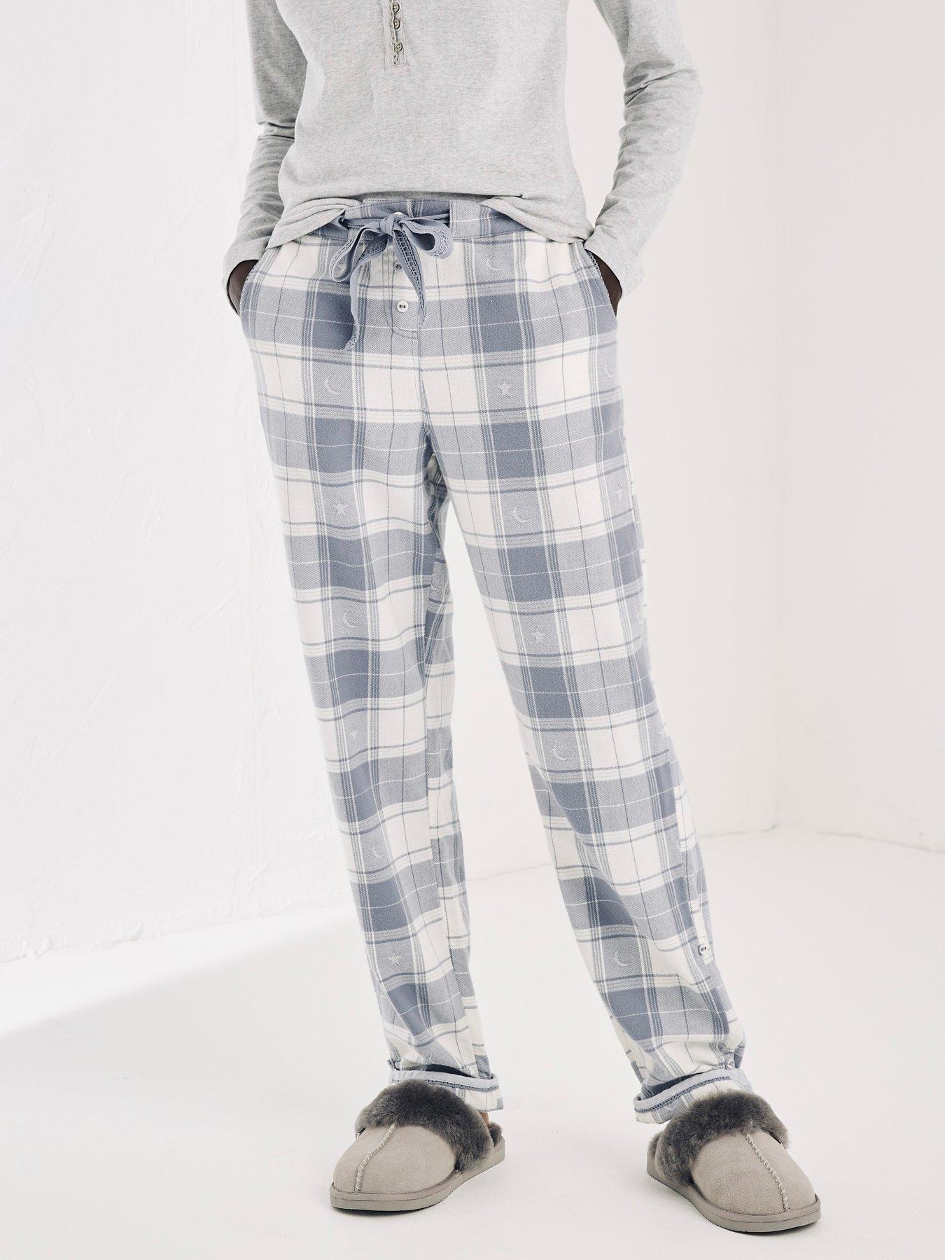 Nightwear & Loungewear Eva Moon Pyjama Bottoms 100% Cotton - Grey