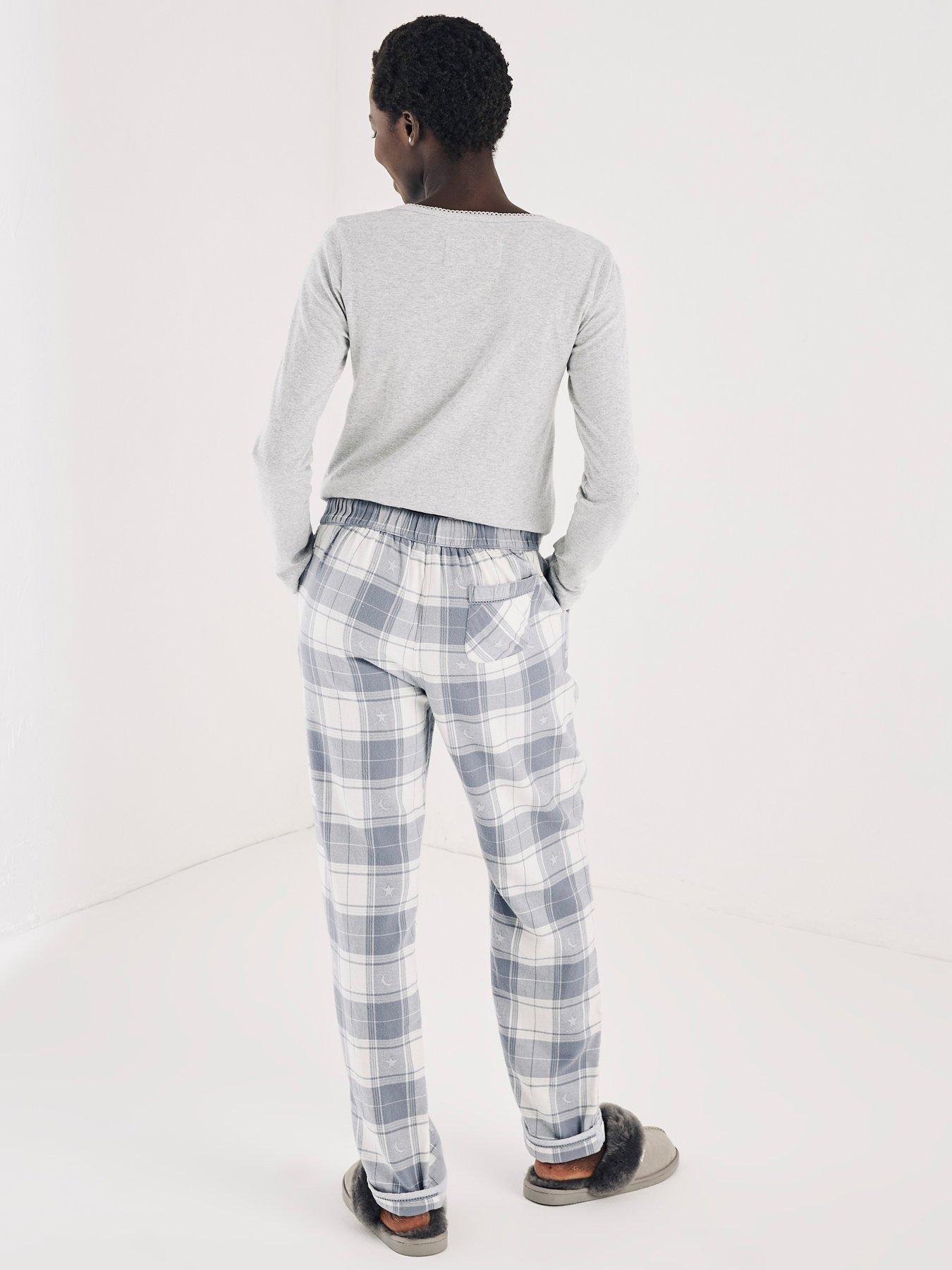 Nightwear & Loungewear Eva Moon Pyjama Bottoms 100% Cotton - Grey