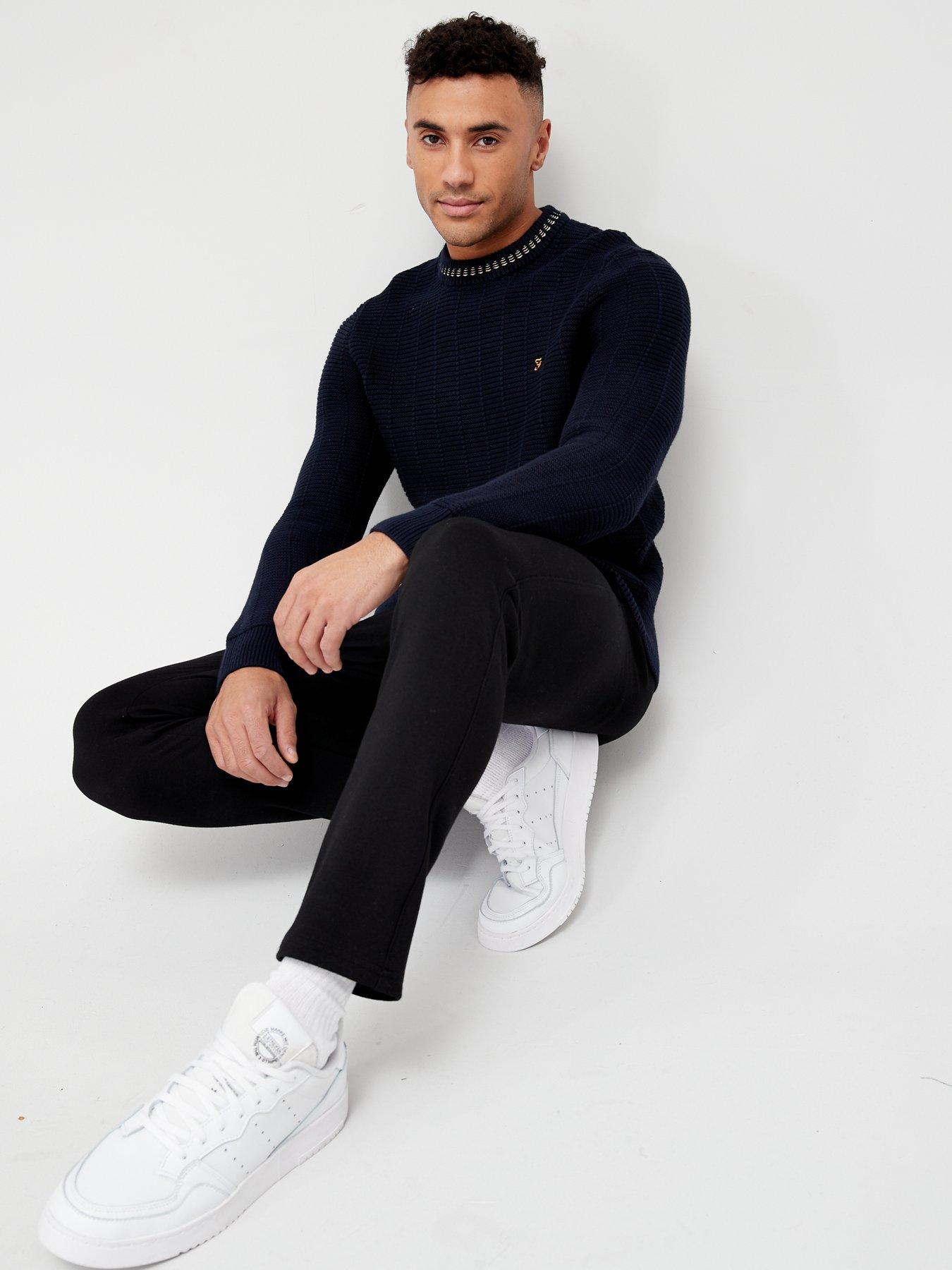 Jumpers & Cardigans Bayley Crew Neck Knitted Jumper - Navy