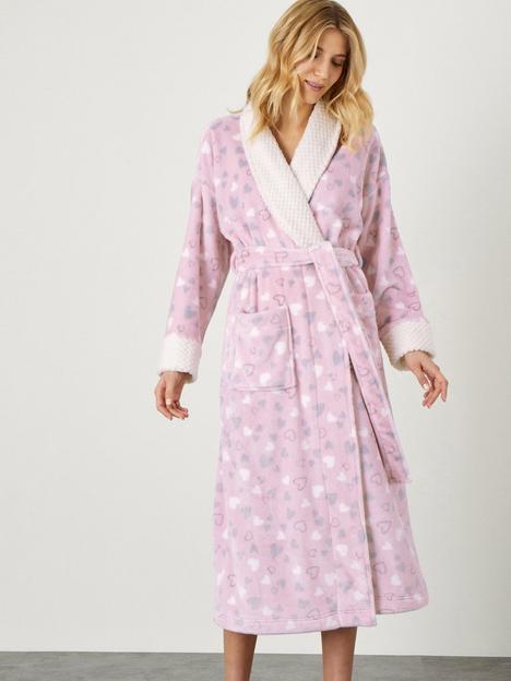 monsoon-heart-print-long-fluffy-robe
