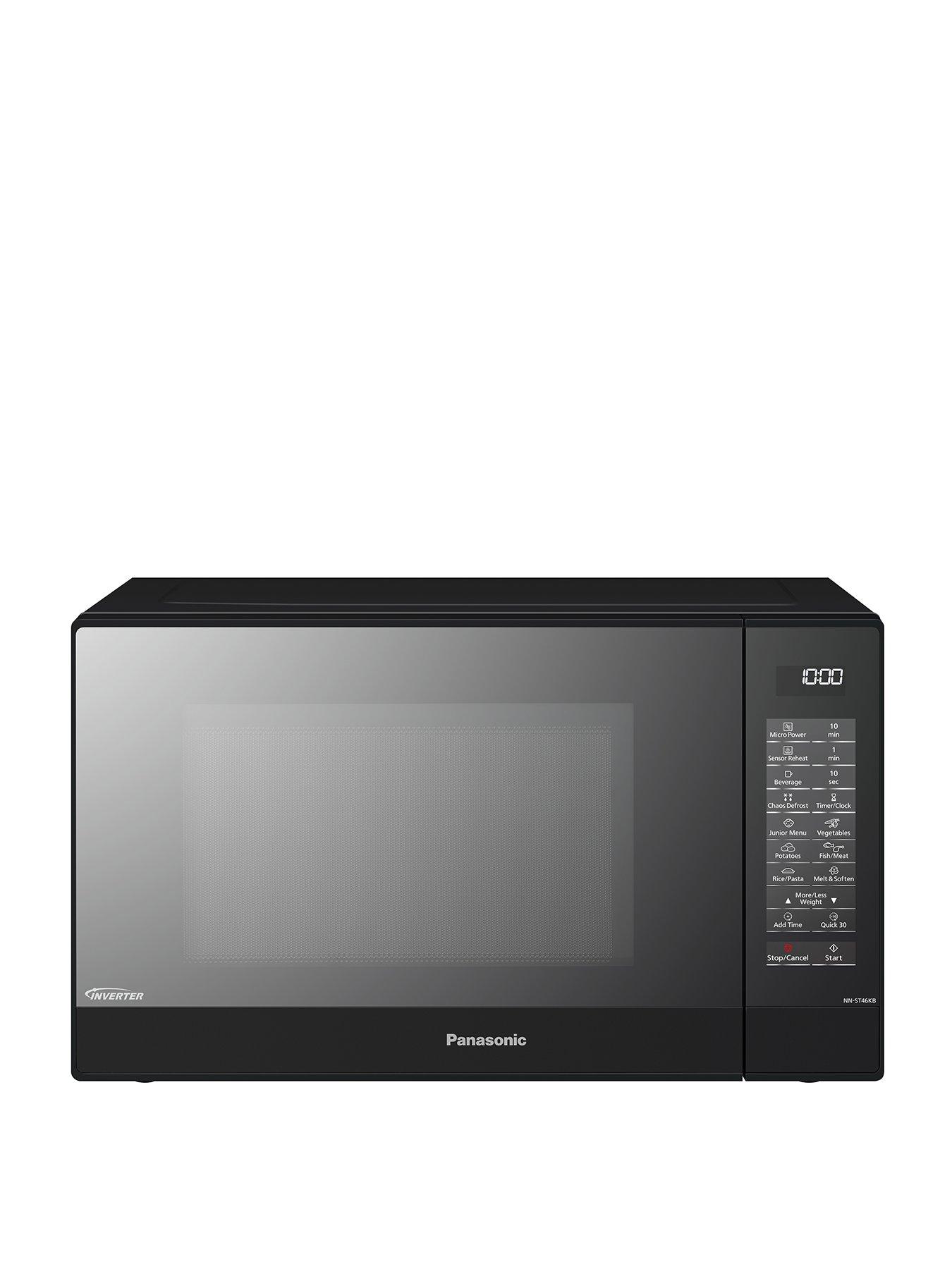 Product photograph of Panasonic Nn-st46kbbpq Solo Microwave from very.co.uk