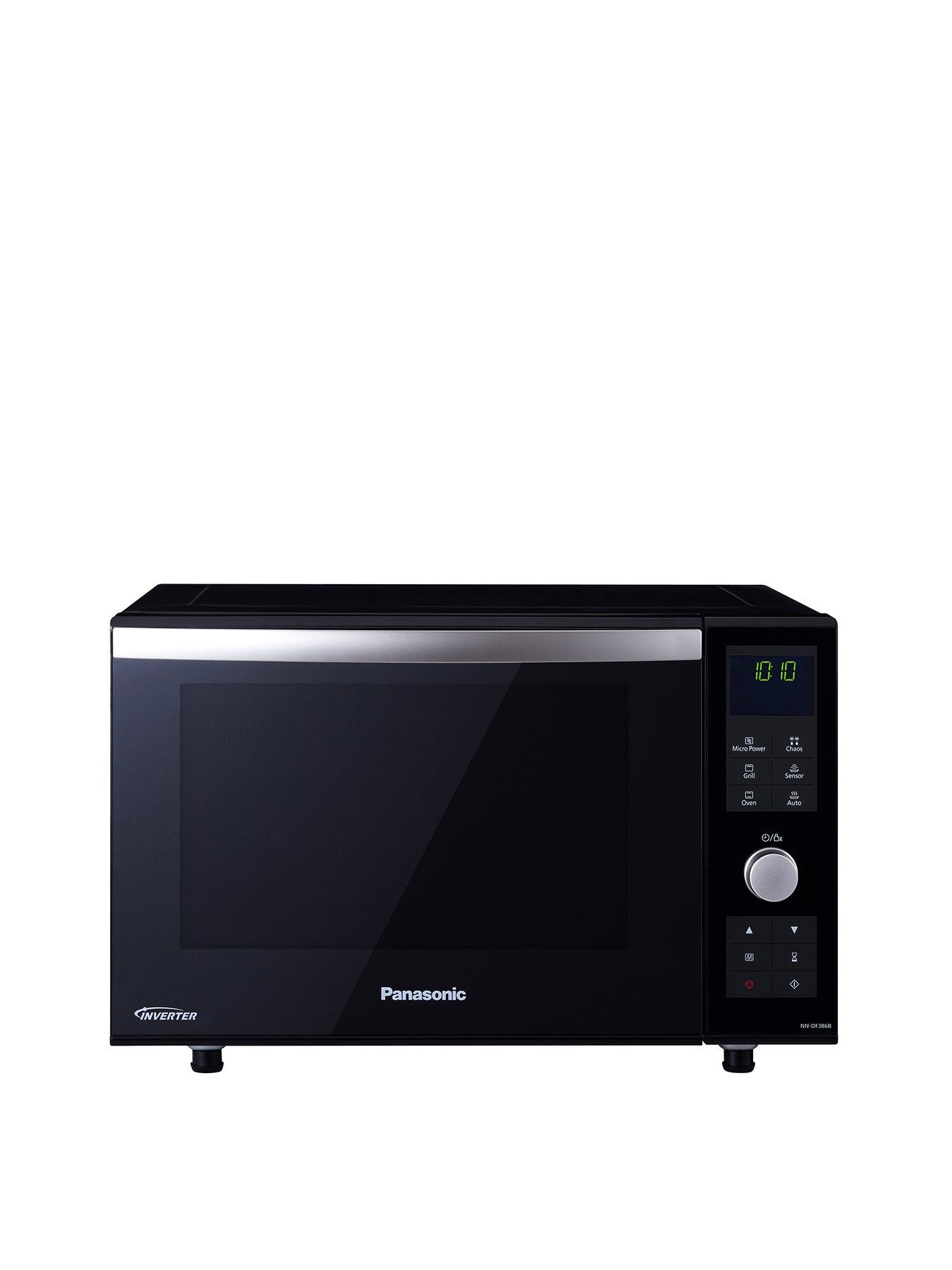 Product photograph of Panasonic Nn-df386bbp 23l 3-in-1 Combination Microwave With Grill from very.co.uk