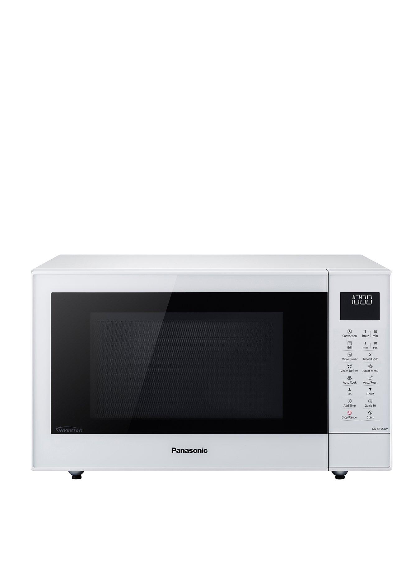 Product photograph of Panasonic Nn-ct55jwbpq 27-litre Combination Microwave Oven And Grill With Inverter Technology from very.co.uk