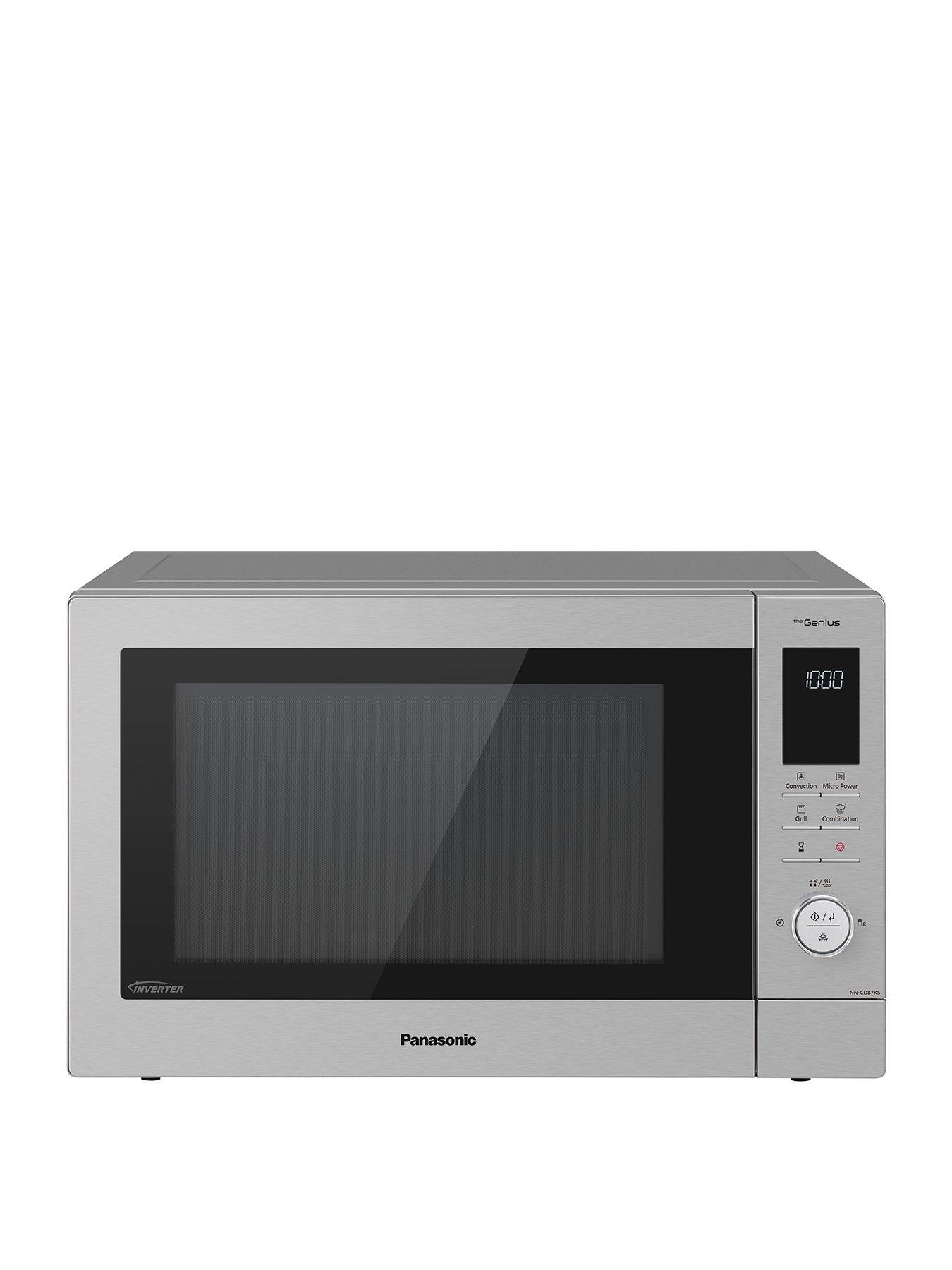 Product photograph of Panasonic Nn-cd58jsbpq Combination Microwave Oven And Grill With Inverter Technology from very.co.uk