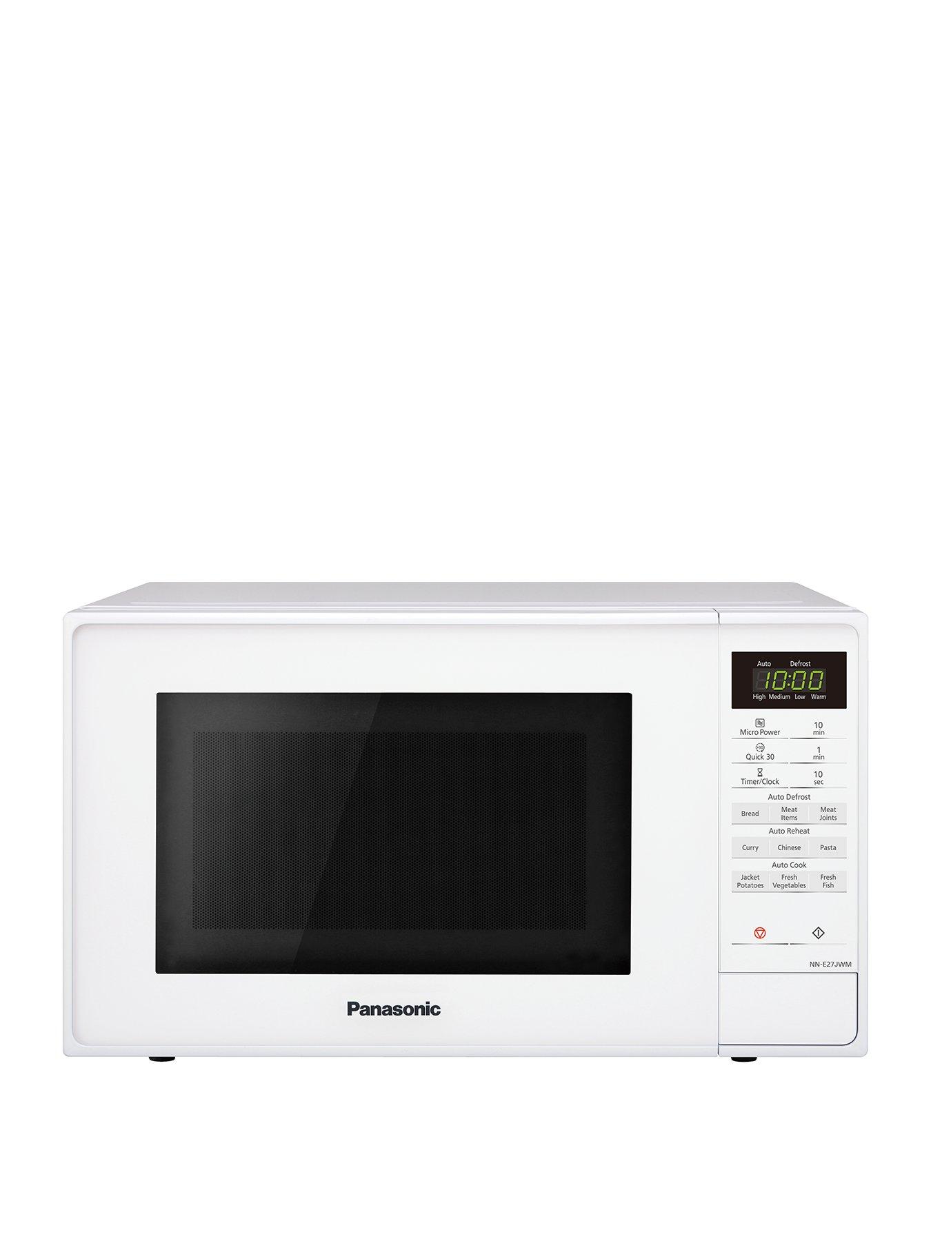 Product photograph of Panasonic Nn-e27jwmbpq Microwave from very.co.uk