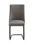  image of very-home-alanna-pair-of-dining-chairs-charcoal
