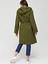  image of v-by-very-long-shower-resistant-coat-with-hood-olive