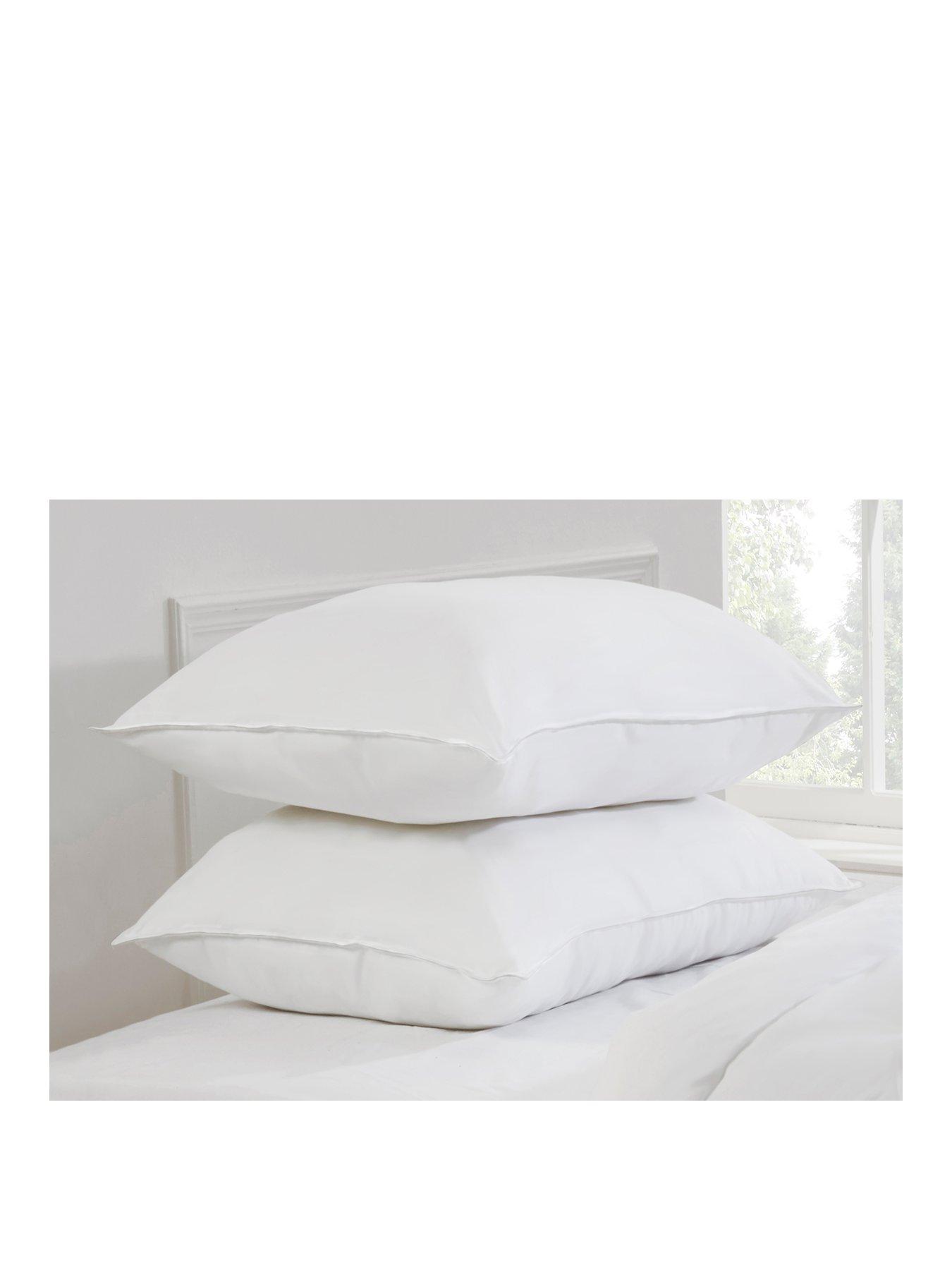 Product photograph of Cascade Home Dreamy Nights Natural Goose Feather Down 2 Pack Pillows from very.co.uk