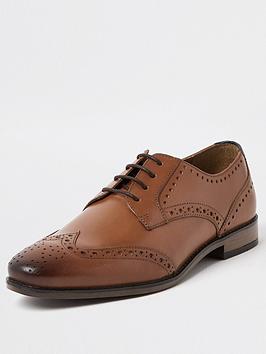 river-island-lace-up-brogues-brown